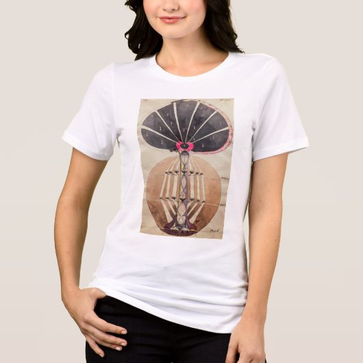 Boom van de kennis 3 | Hilma af Klint | Tri-Blend Shirt (Voorkant)