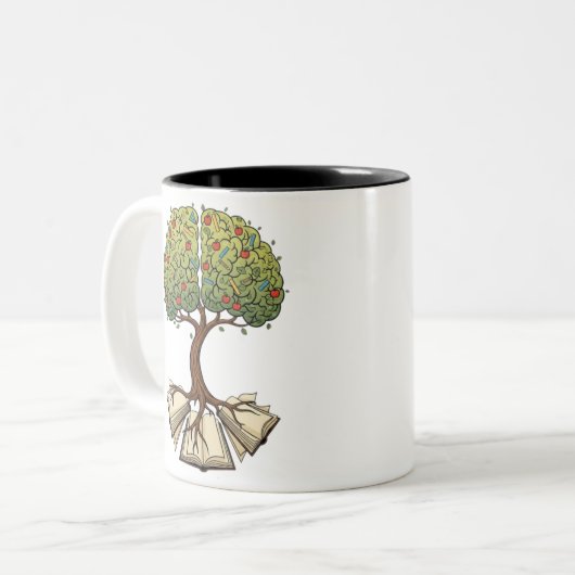 Boom van de kennis Mok | Een uniek cadeau (Voorkant links)