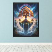 Boom van de Kosmos Canvas Afdruk (Insitu (Houten vloer))