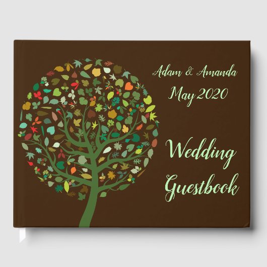 Boom van de Kunstbruiloft van Life Gastenboek (Voorkant)