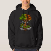 Boom van de levenscyclus Zen Meditation Hoodie (Voorkant)
