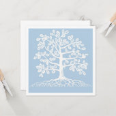 Boom van de levensfamilie kaart (Voorkant / Achterkant in situ)