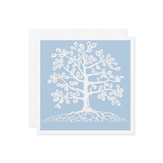 Boom van de levensfamilie kaart (Voorkant / Achterkant in situ)