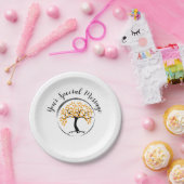 Boom van de levensoverlevingspartij papieren bordje (Feest)