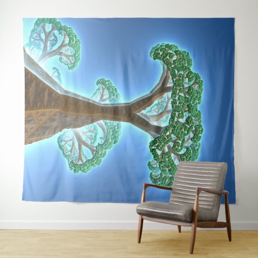 Boom van de lichte afstamming wandkleed (In Situ (horizontaal))