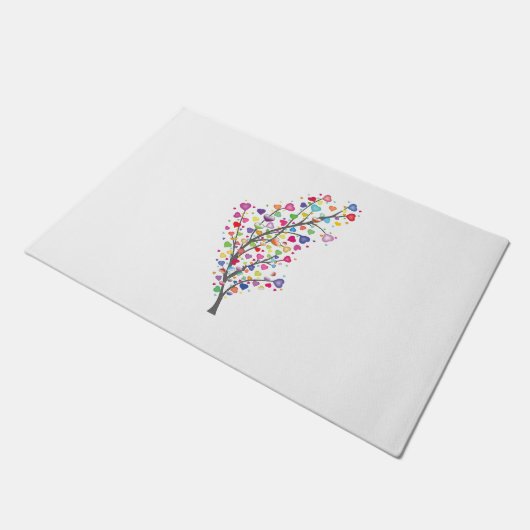 Boom van de Liefde en Harmonie Deurmat (Schuin)