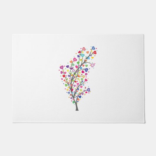 Boom van de Liefde en Harmonie Deurmat (Voorkant)