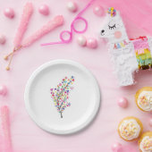 Boom van de Liefde en Harmonie Papieren Bordje (Feest)