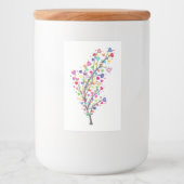 Boom van de Liefde en Harmonie Voedselcontainer Etiket (Voorkant)