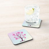 Boom van de liefdesboom van de Waterverf van het k Bier Onderzetter (Rechterzijde)