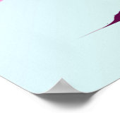 Boom van de liefdesboom van het kunstschildpad poster (Hoek)