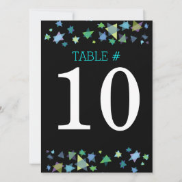 Boom van de Life Bat Mitzvah Table Number Kaart