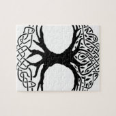 Boom van de mythologie Life Yggdrasil Norse wicca Legpuzzel (Horizontaal)