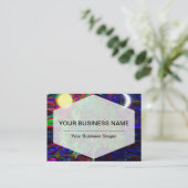 Boom van de nacht en de dag van het leven visitekaartje (Staand voorkant)