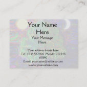 Boom van de nacht en de dag van het leven visitekaartje (Achterkant)