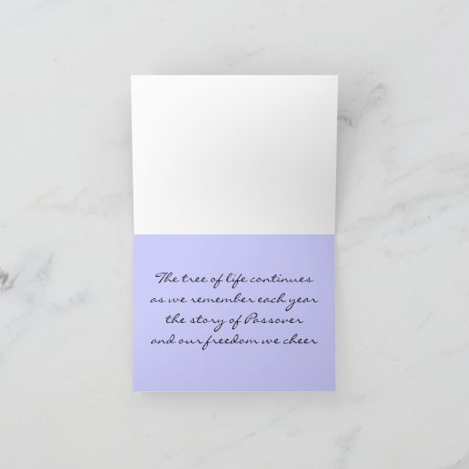 Boom van de Pascha van het Leven Kaart (Binnen)
