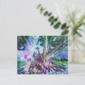 Boom van de schoonheid van het leven briefkaart (Staand voorkant)