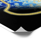 Boom van de Sefirot met Chakra-diagram Poster (Hoek)