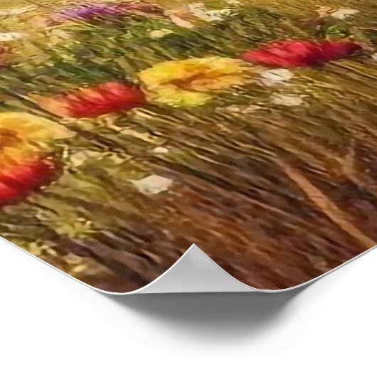 Boom van de seizoenen poster (Hoek)