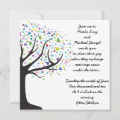 Boom van de Uitnodiging van de bruiloft van het Le (Voorkant)