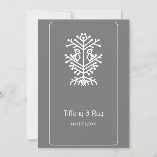 Boom van de Uitnodiging van de Weddenschap van het (Voorkant)