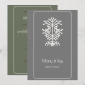 Boom van de Uitnodiging van de Weddenschap van het (Voorkant / Achterkant)