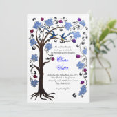 Boom van de uitnodiging voor het huwelijk van Life (Staand voorkant)