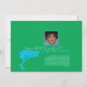 Boom van de velduitnodiging kaart (Achterkant)