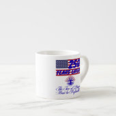 Boom van de vrijheid espresso mok (Voorkant rechts)