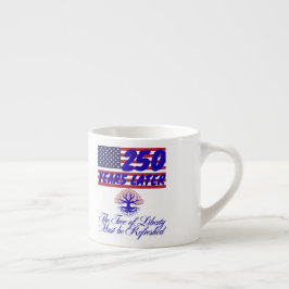 Boom van de vrijheid espresso mok