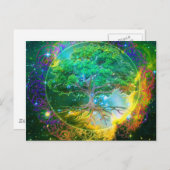 Boom van de Wellness van het Leven Briefkaart (Voorkant / Achterkant)