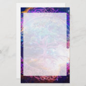 Boom van de Wellness van het Leven Briefpapier (Voorkant / Achterkant)