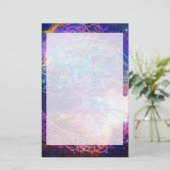 Boom van de Wellness van het Leven Briefpapier (Staand voorkant)