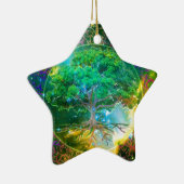 Boom van de Wellness van het Leven Keramisch Ornament (Rechts)