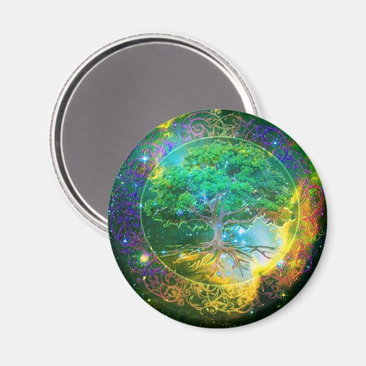 Boom van de Wellness van het Leven Magneet (Voorkant / Achterkant)