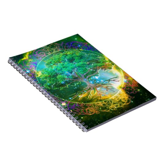 Boom van de Wellness van het Leven Notitieboek (Rechterzijde)