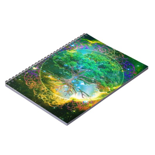 Boom van de Wellness van het Leven Notitieboek (Linkerzijde)