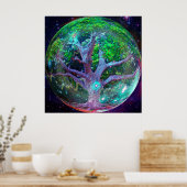 Boom van de Wellness van het Leven Poster (Keuken)