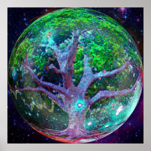 Boom van de Wellness van het Leven Poster