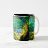 Boom van de Wellness van het Leven Tweekleurige Koffiemok (Voorkant rechts)