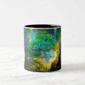 Boom van de Wellness van het Leven Tweekleurige Koffiemok (Center)