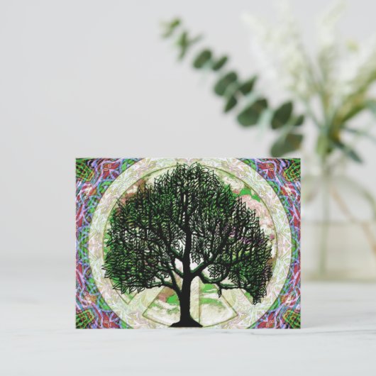 Boom van de welvaart briefkaart (Staand voorkant)