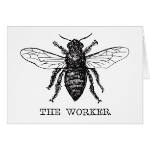 Boom van de werker, bijen, zwart,