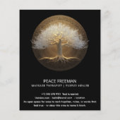 Boom van Eeuwig Licht | Boom des Levens Ontwerp Flyer (Achterkant)