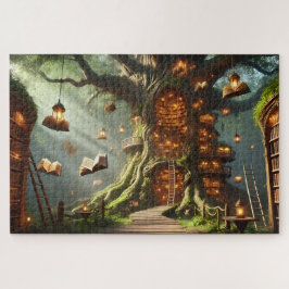 Boom van Eindeloze Verhalen Boeken & Magische Bibl Legpuzzel