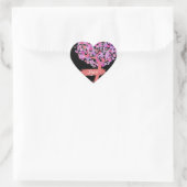 Boom van Hartsliefde Hart Sticker (Tas)