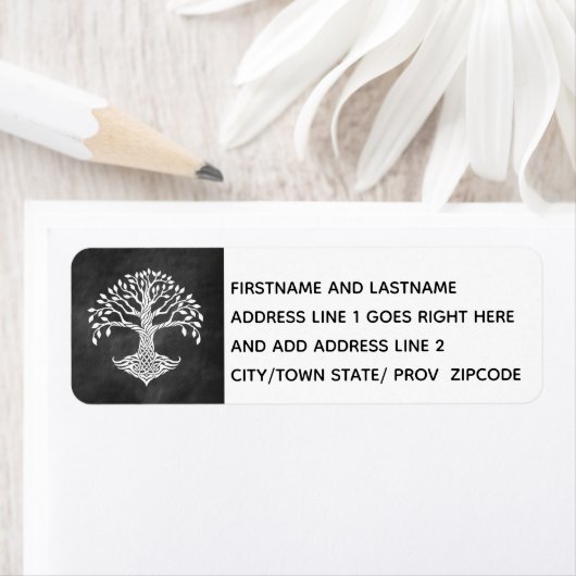 Boom van het Afbeelding van het Etiket van het Lev (Insitu)