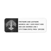 Boom van het Afbeelding van het Etiket van het Lev (Voorkant)