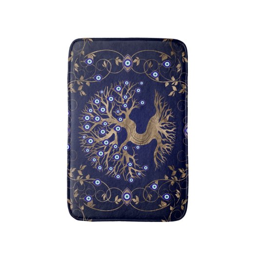 Boom van het boze oog badmat (Voorkant Verticaal)