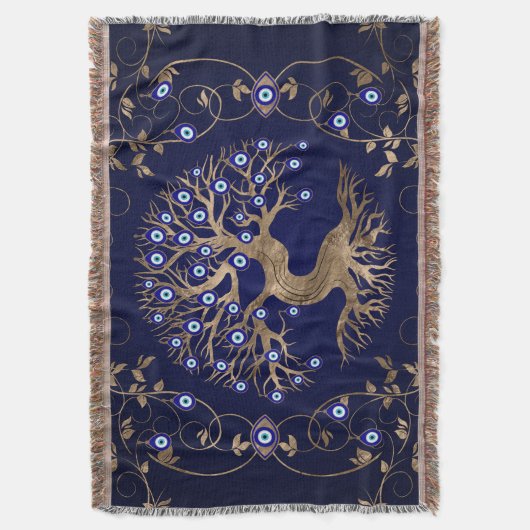 Boom van het boze oog deken (Voorkant Verticaal)